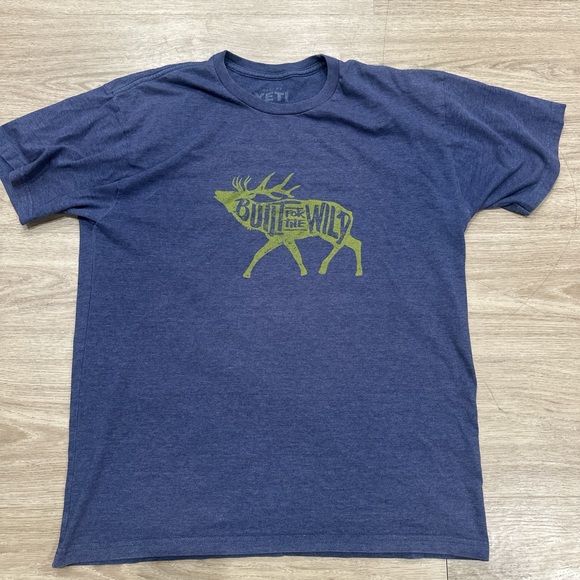 Yeti Navy Blue T-Shirt - Picture 1 of 2